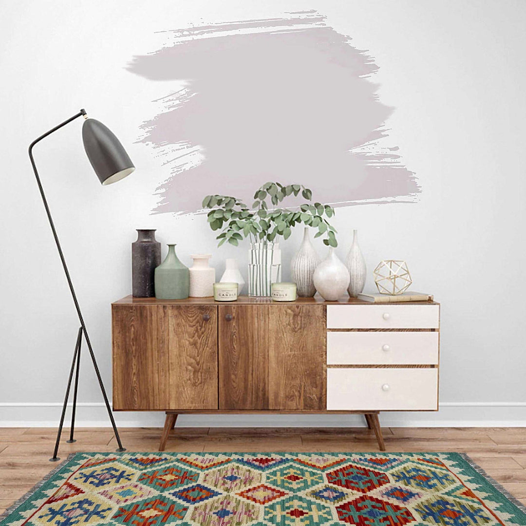 Multi Color ful Flat-Weave Wool Kilim 2' 7" x 4' 1" - No. AL51603