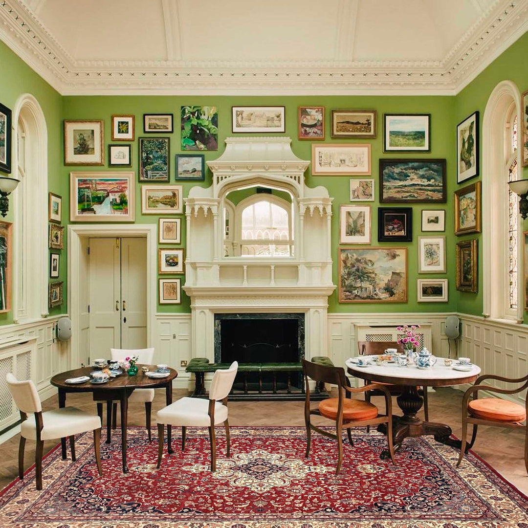 Persian Kashan Rug 8' 0" x 11' 10" - No. AL14371