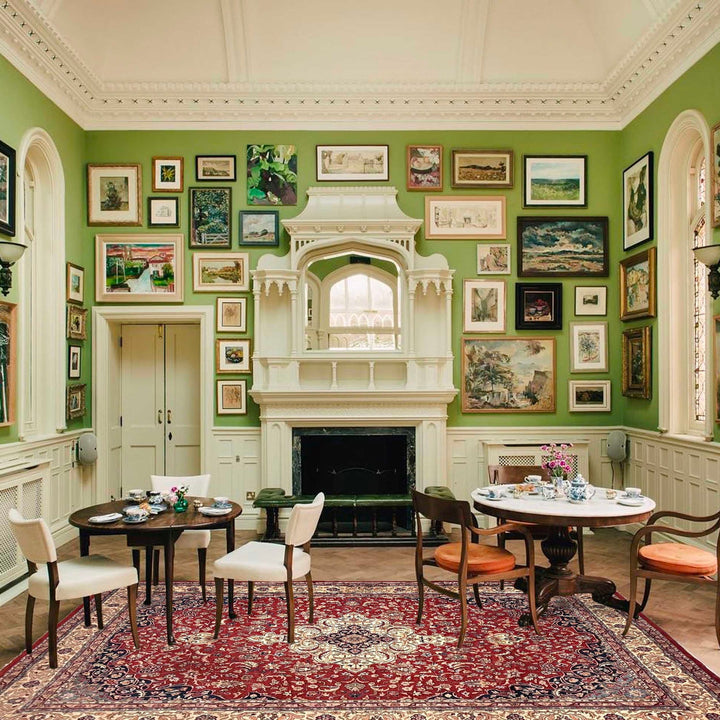 Persian Kashan Rug 8' 0" x 11' 10" - No. AL14371