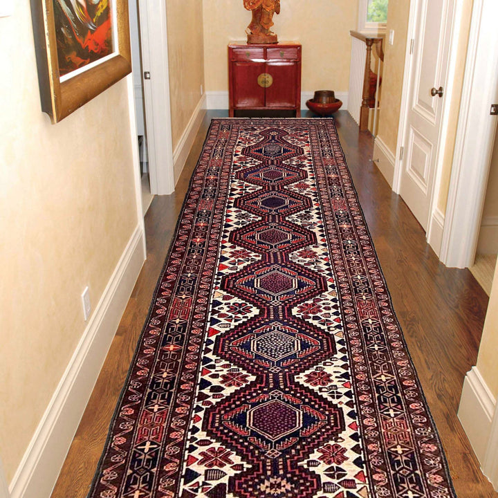 Handmade Barjista Kilim Runner Rug 2' 9" x 12' 2" - No. AL60741