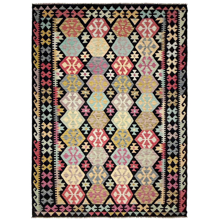 Medium Size Chobi Kilim 6' 4" x 9' 9" - No. AL999412