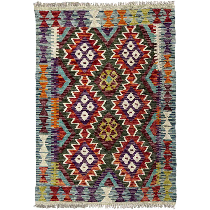Hand Knotted Flatweave Kilim 2' 11" x 4' 2" - No. AL963912