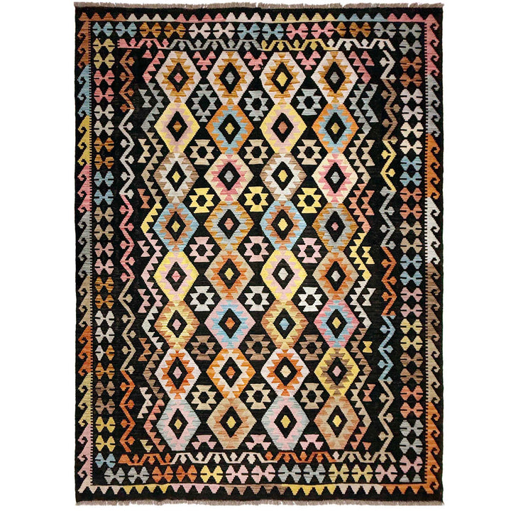 Handmade Vegetable Kilim 6' 7" x 9' 5" - No. AL838883