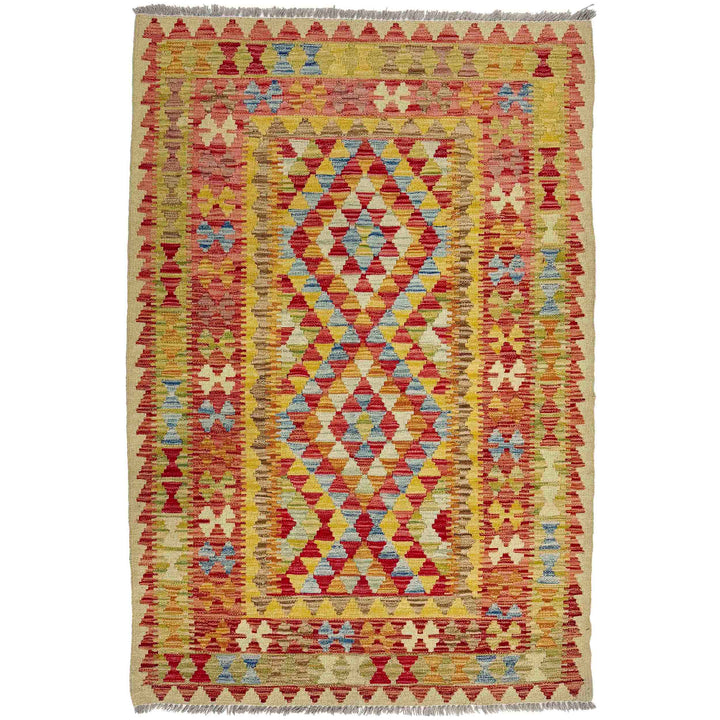 Small Size Chobi Kilim 3' 7" x 5' 3" - No. AL531525