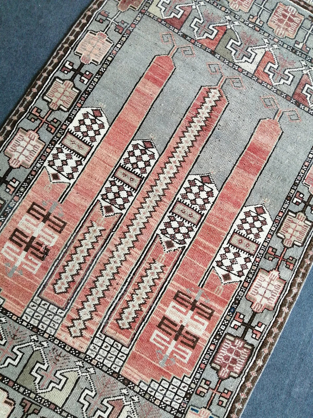 Turkish Runner Rug 3' 8" x 6' Hand-Knotted | No. WR10017
