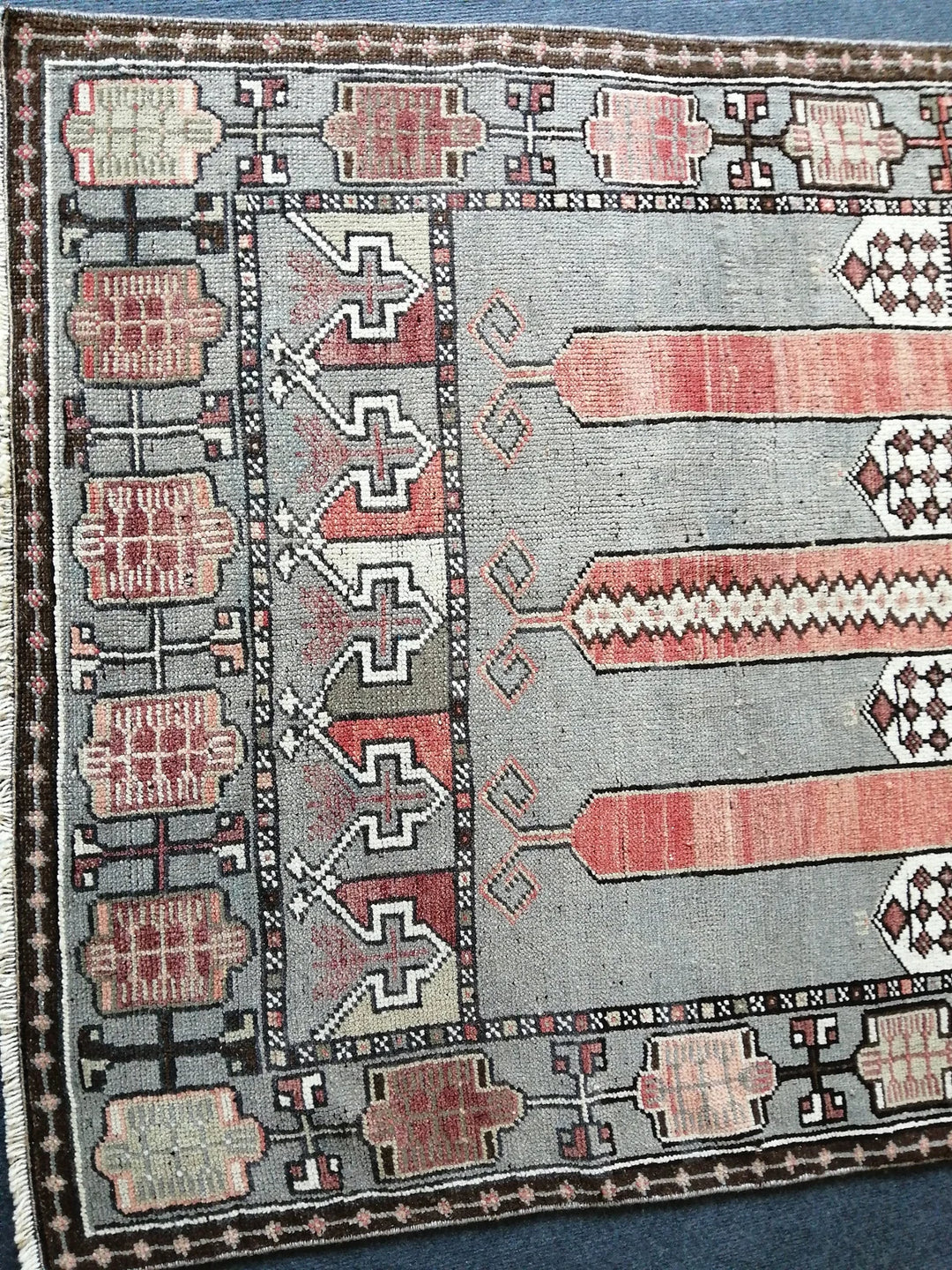 Turkish Runner Rug 3' 8" x 6' Hand-Knotted | No. WR10017