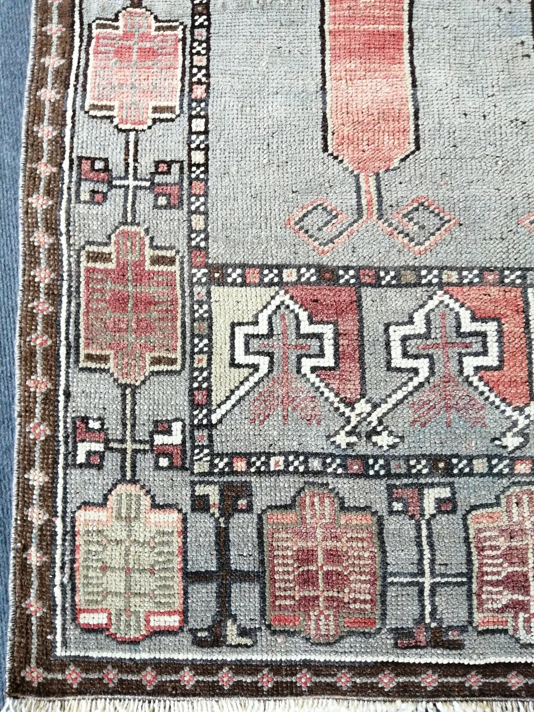 Turkish Runner Rug 3' 8" x 6' Hand-Knotted | No. WR10017