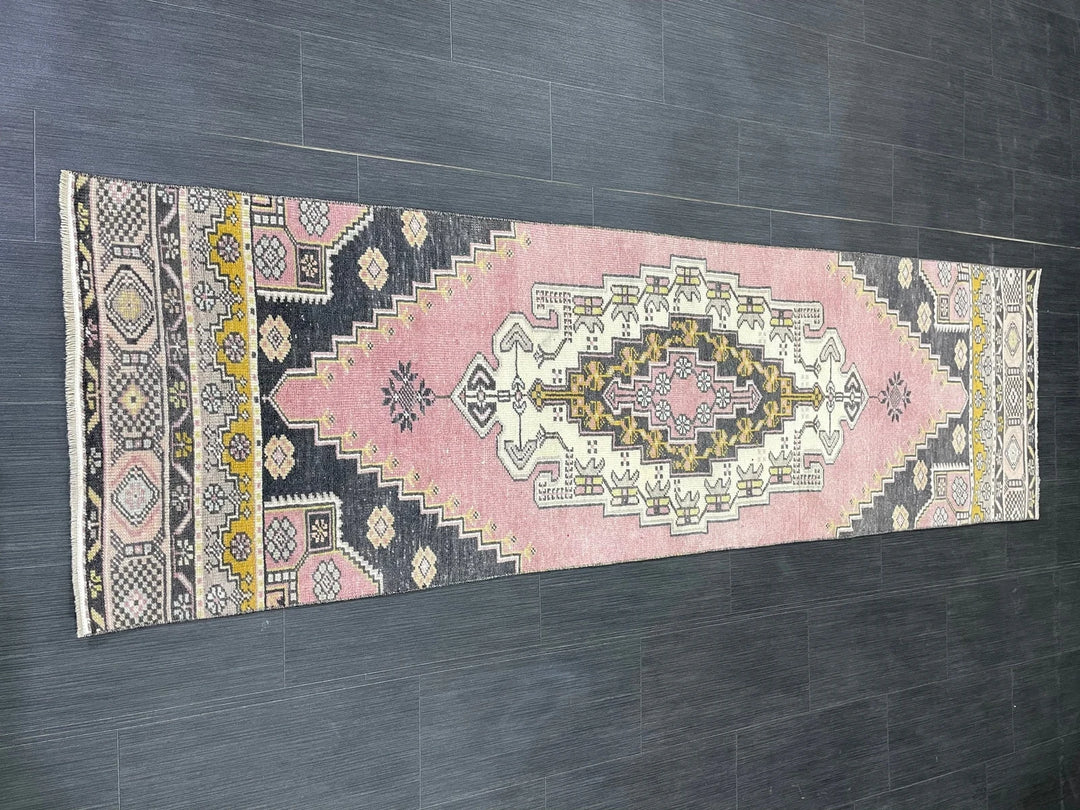 Turkish Runner Rug 2' 4" x 8' Hand-Knotted | No. WR10386
