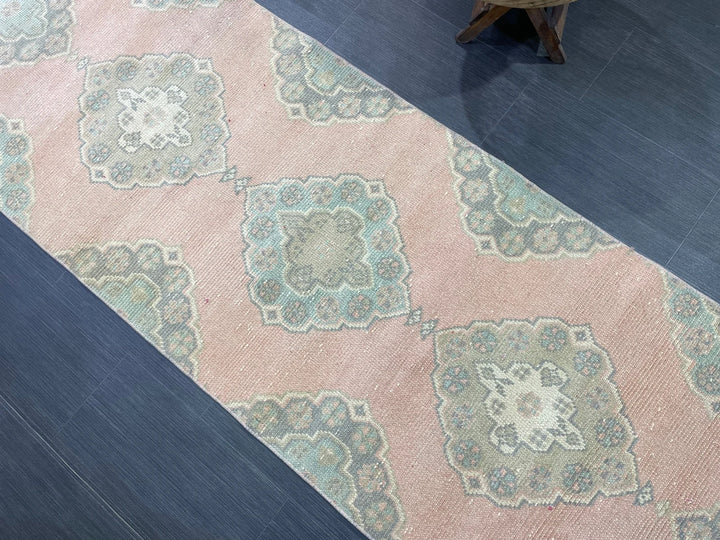 Tan Turkish Runner Rug 2' 9" x 11' 5" Hand-Knotted | No. WR12214