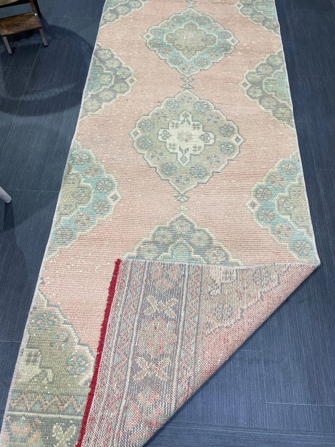 Tan Turkish Runner Rug 2' 9" x 11' 5" Hand-Knotted | No. WR12214