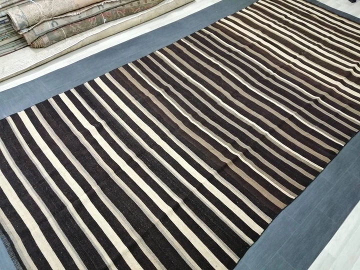 Rust Turkish Runner Rug 7' 1" x 15' 4" Hand-Knotted | No. WR12386