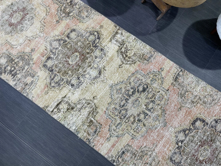 Rust Turkish Runner Rug 2' 9" x 7' 7" Hand-Knotted | No. WR12871