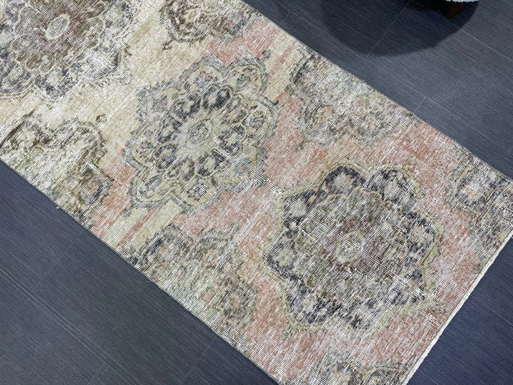 Rust Turkish Runner Rug 2' 9" x 7' 7" Hand-Knotted | No. WR12871