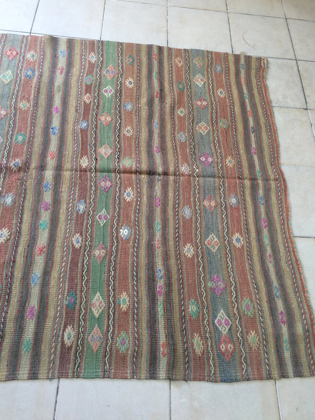 Turkish Runner Rug 5' x 7' Hand-Knotted | No. WR13905