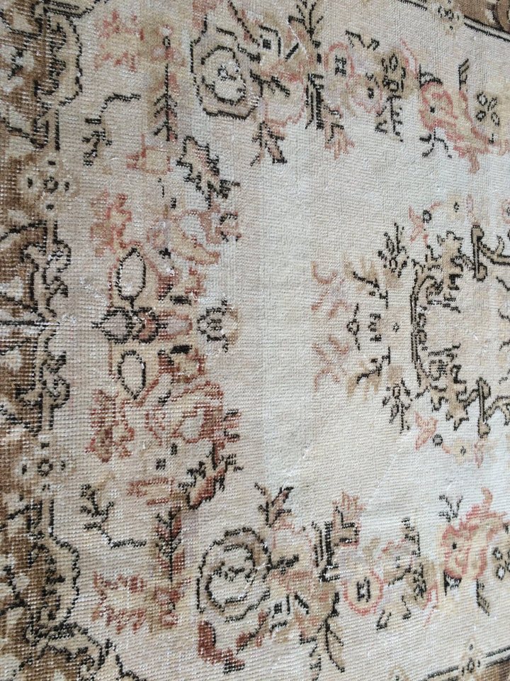 Rust Turkish Runner Rug 4' x 6' Hand-Knotted | No. WR14980