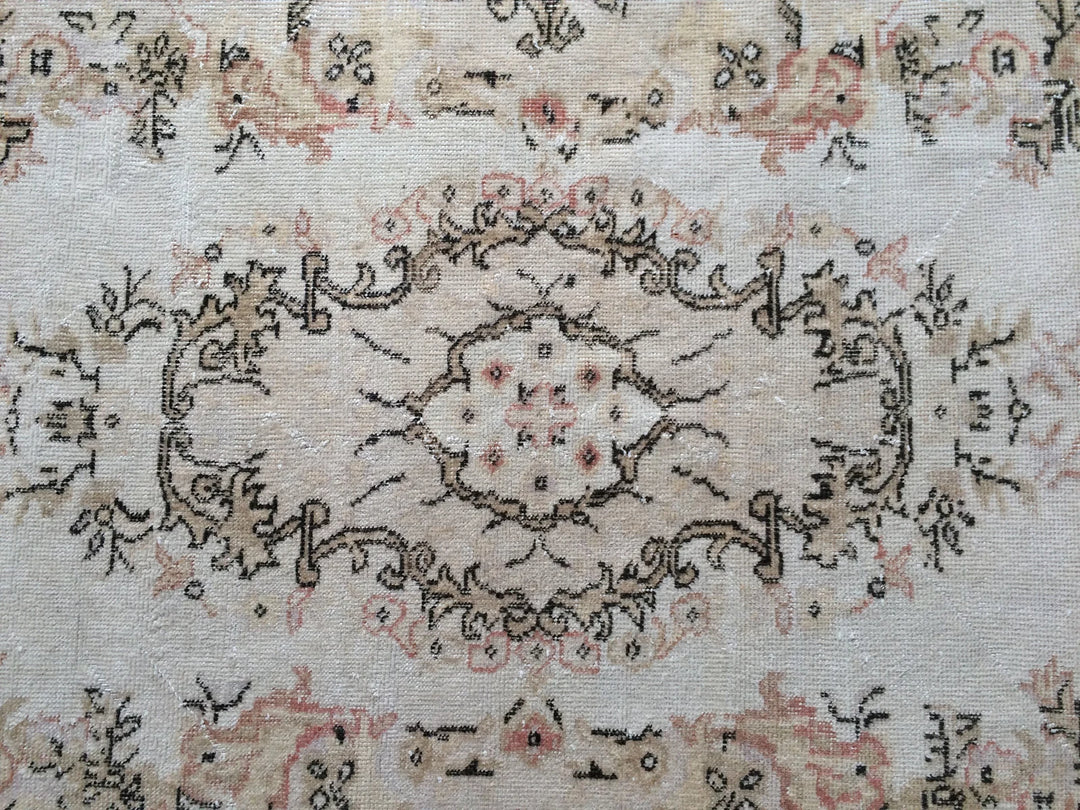 Rust Turkish Runner Rug 4' x 6' Hand-Knotted | No. WR14980