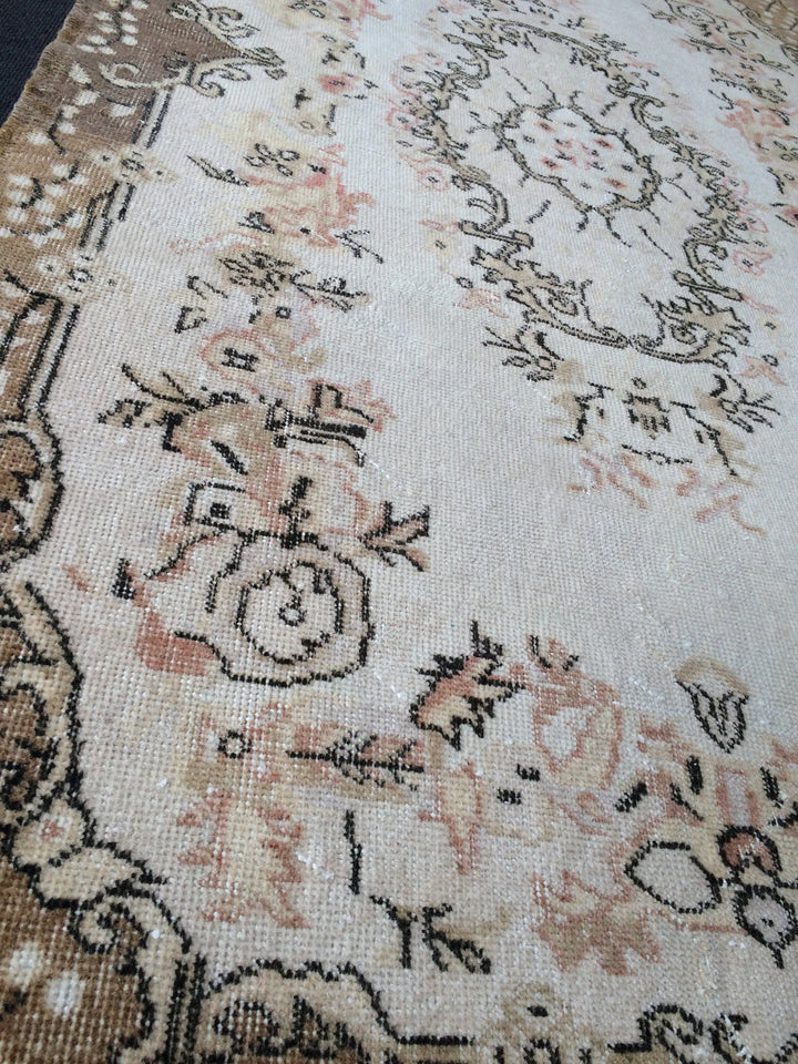 Rust Turkish Runner Rug 4' x 6' Hand-Knotted | No. WR14980