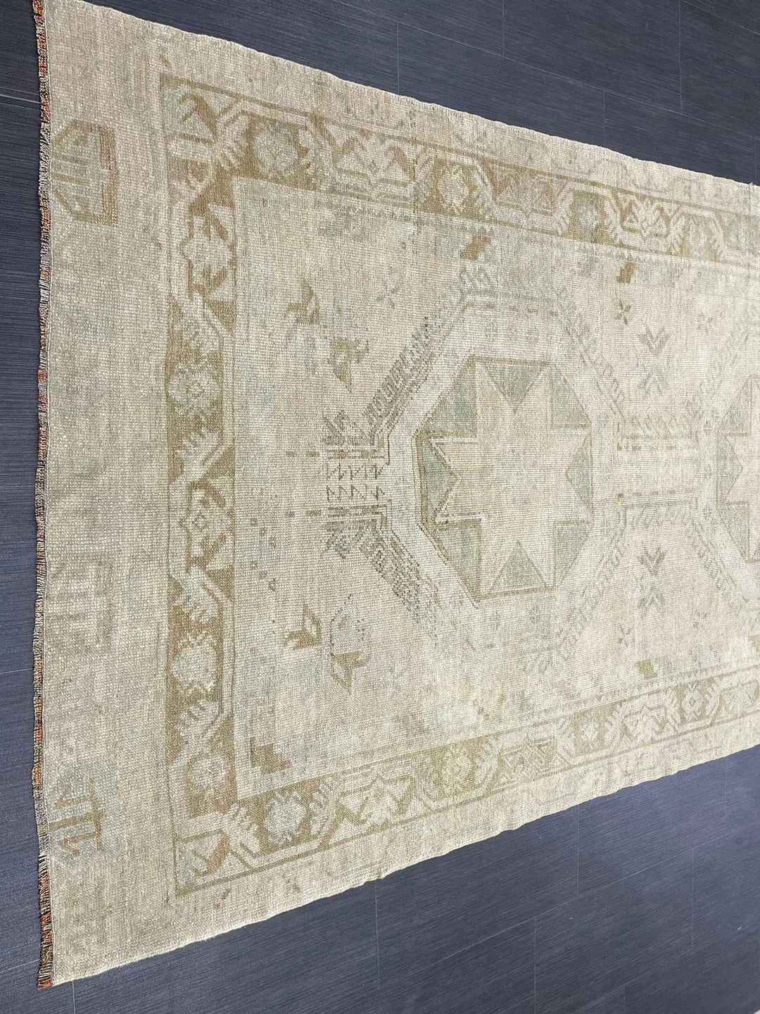 Rust Turkish Runner Rug 4' 5" x 10' 10" Hand-Knotted | No. WR15791