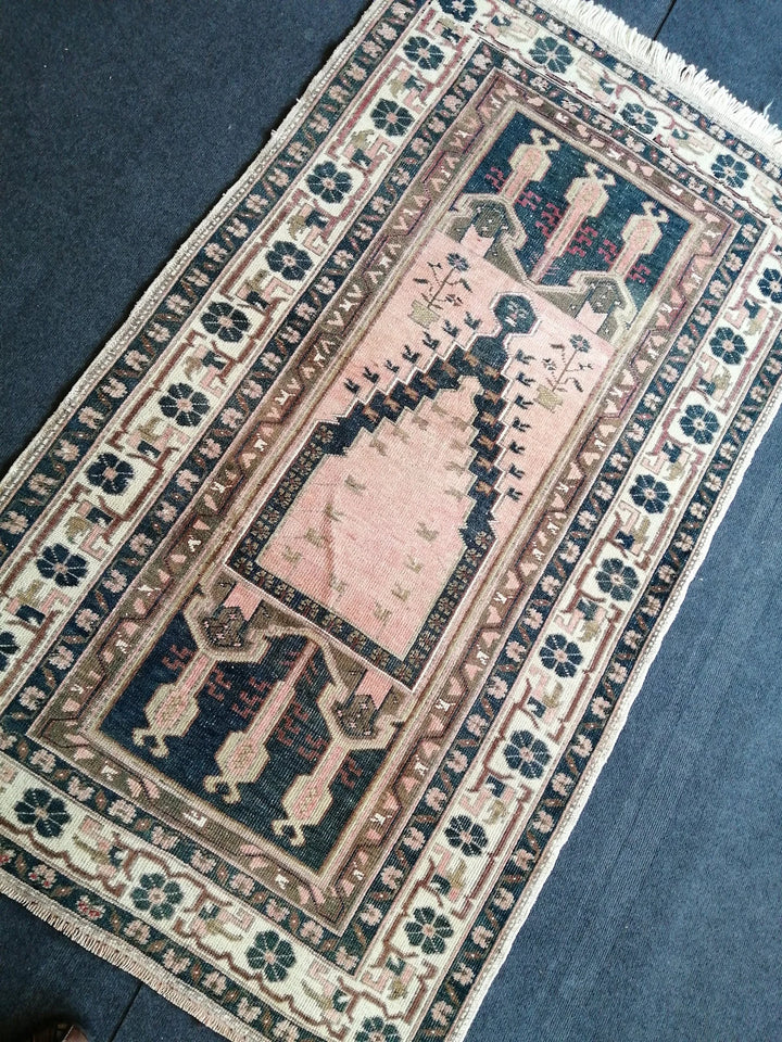 Turkish Runner Rug 3' 5" x 5' Hand-Knotted | No. WR16723