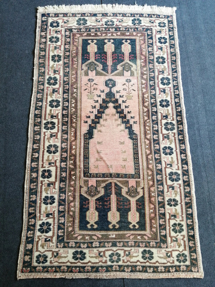 Turkish Runner Rug 3' 5" x 5' Hand-Knotted | No. WR16723