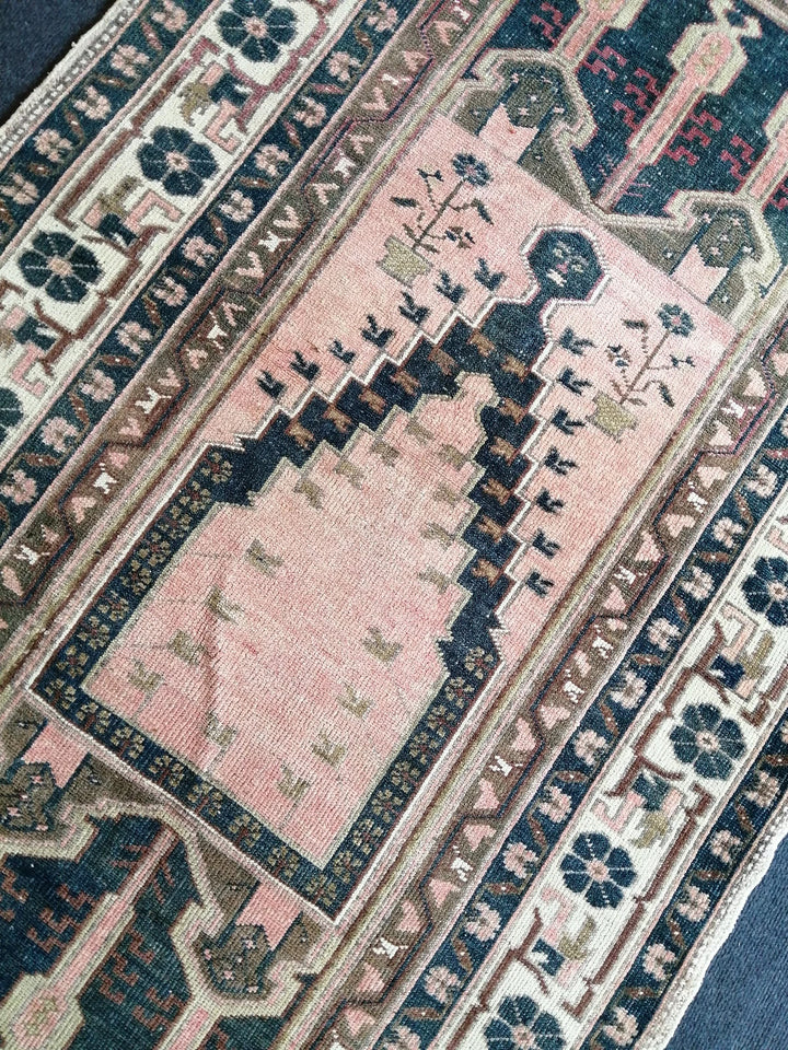 Turkish Runner Rug 3' 5" x 5' Hand-Knotted | No. WR16723
