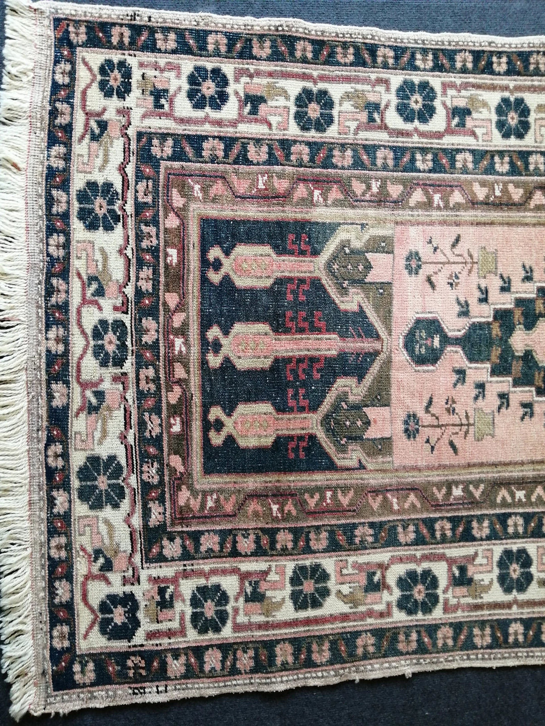 Turkish Runner Rug 3' 5" x 5' Hand-Knotted | No. WR16723