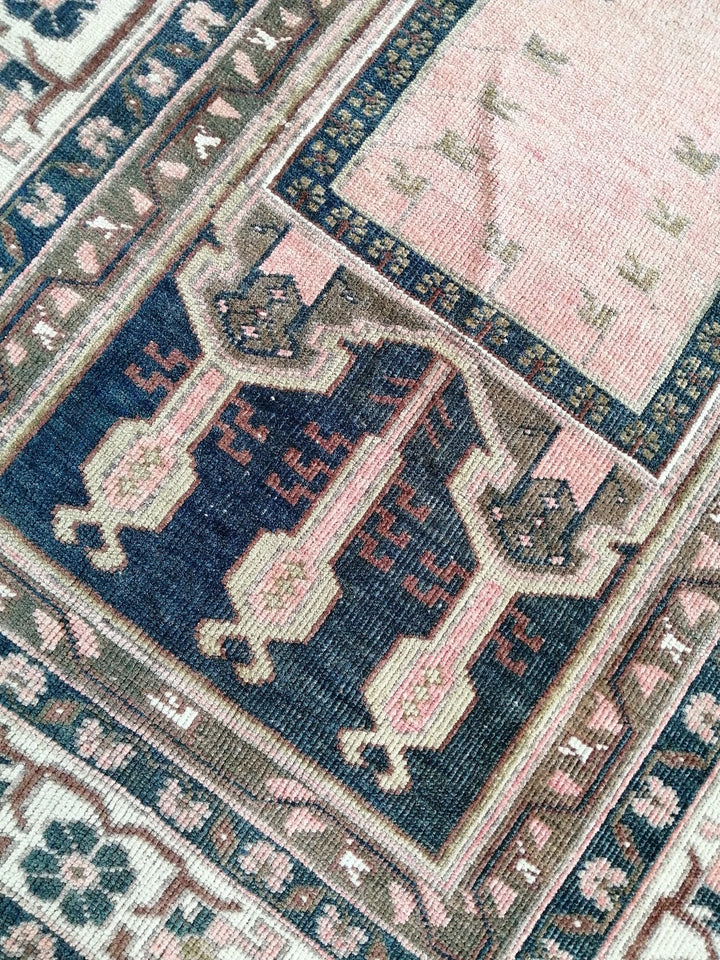 Turkish Runner Rug 3' 5" x 5' Hand-Knotted | No. WR16723