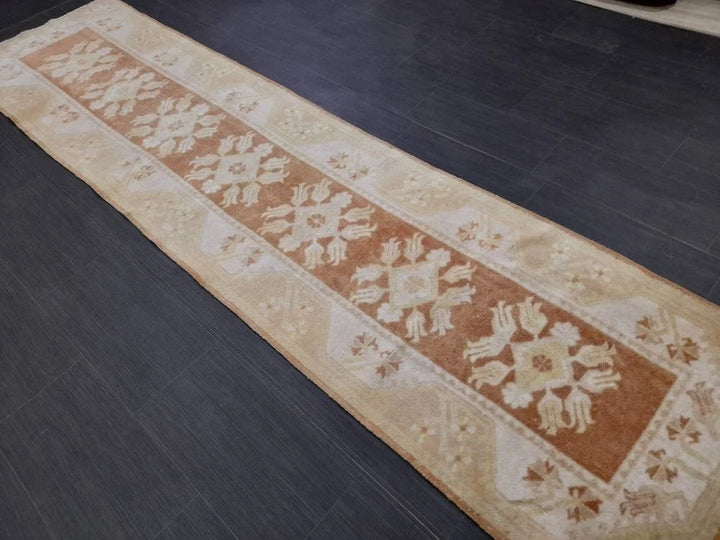 Navy Turkish Runner Rug 2' 5" x 10' Hand-Knotted | No. WR16732
