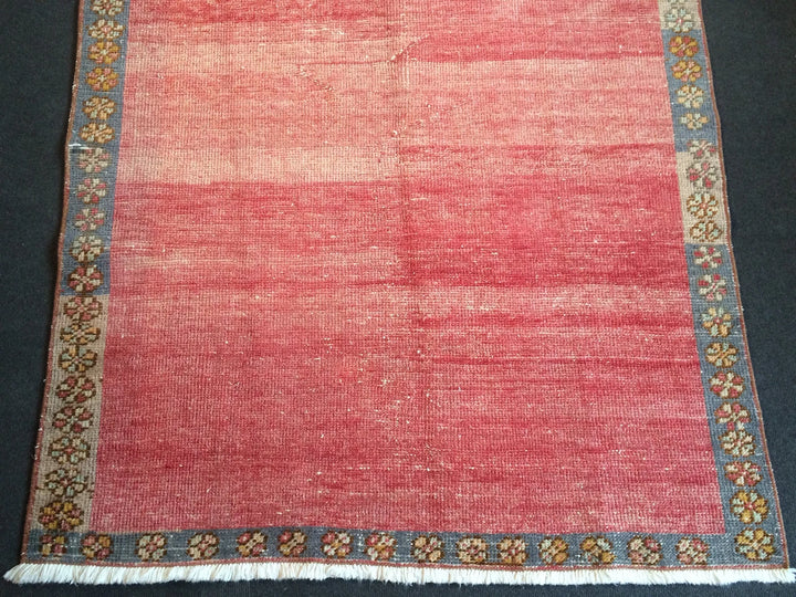Rust Turkish Vintage Rug Hand-Knotted | No. WR16933