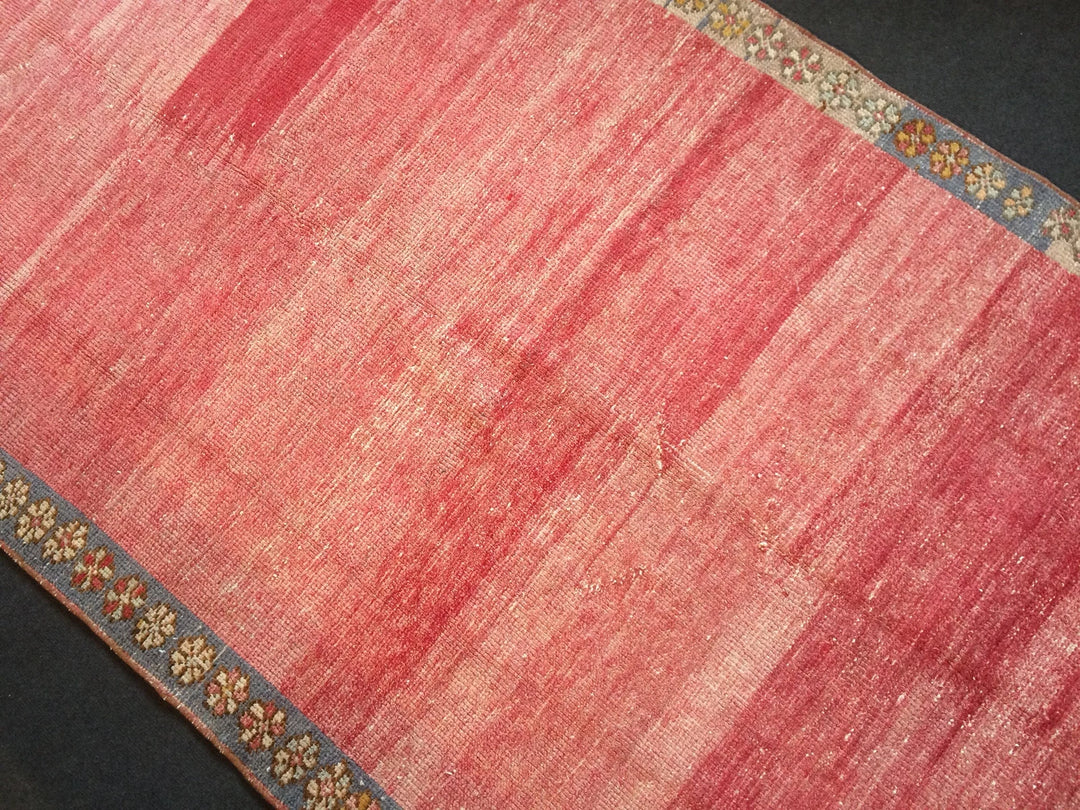 Rust Turkish Vintage Rug Hand-Knotted | No. WR16933