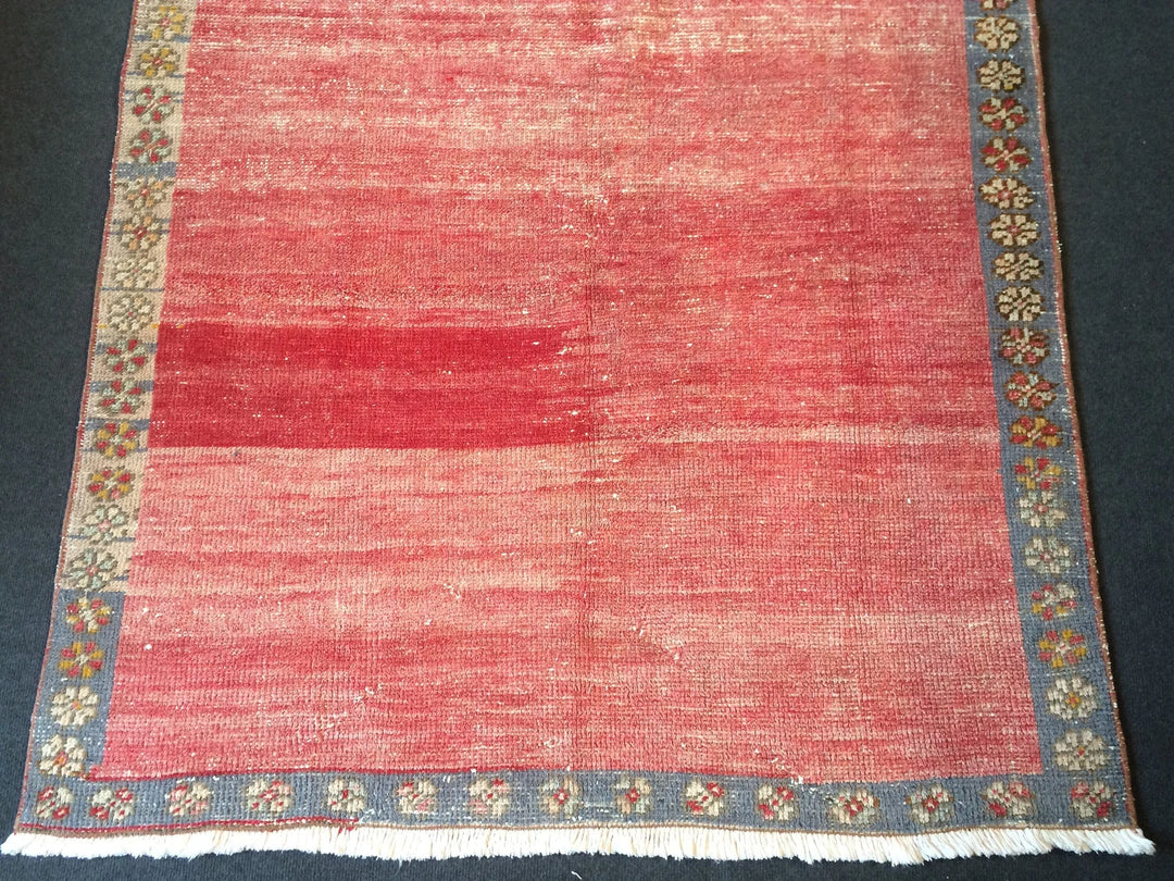 Rust Turkish Vintage Rug Hand-Knotted | No. WR16933