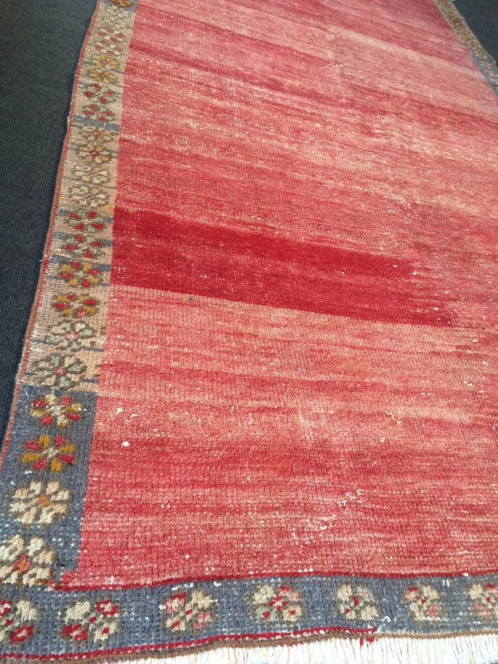 Rust Turkish Vintage Rug Hand-Knotted | No. WR16933