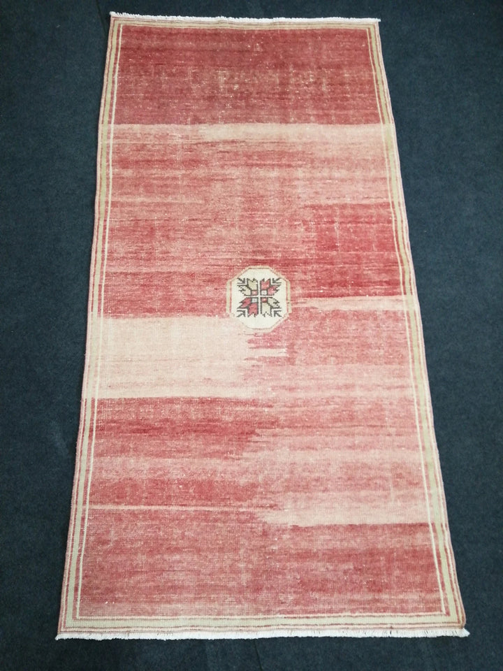 Turkish Runner Rug 3' 10" x 7' 6" Hand-Knotted | No. WR17062