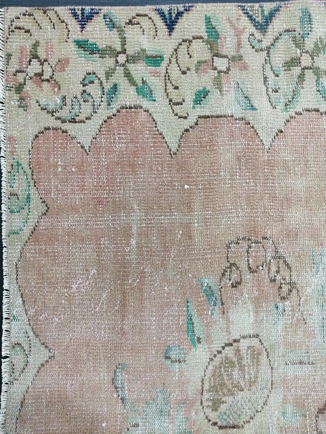 Rust Turkish Vintage Rug 6' 3" x 7' 5" Hand-Knotted | No. WR17136