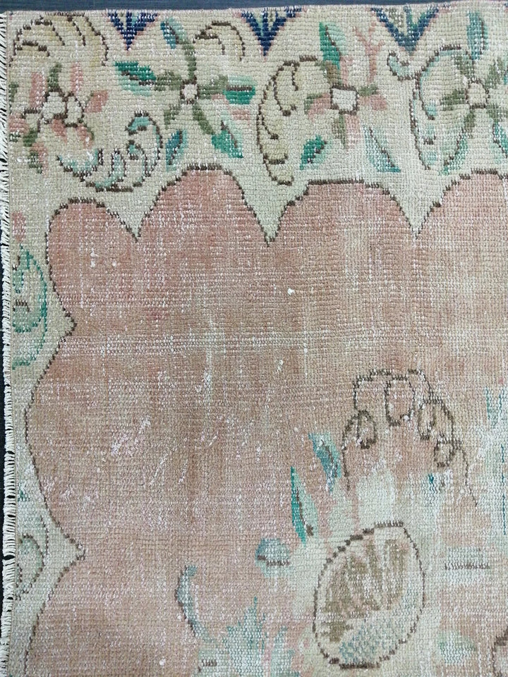 Rust Turkish Vintage Rug 6' 3" x 7' 5" Hand-Knotted | No. WR17136