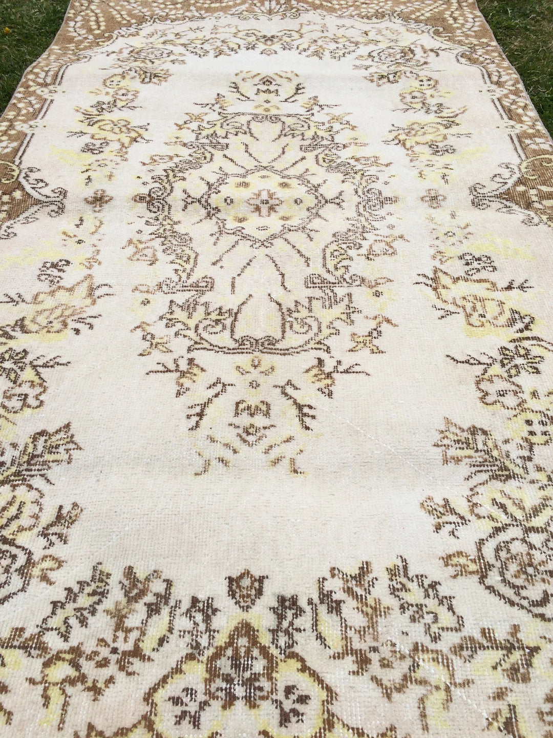 Turkish Oushak Runner Rug 2'6" x 10'1" Hand-Knotted | No. WR17302