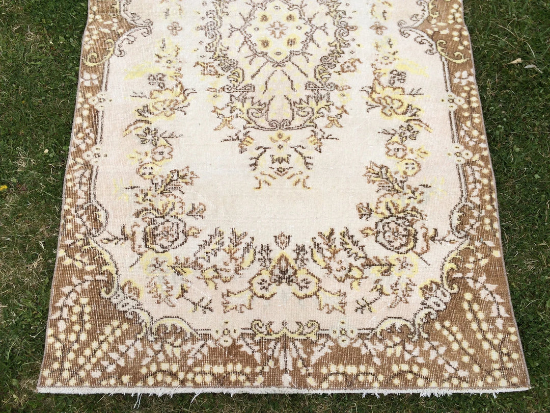 Turkish Oushak Runner Rug 2'6" x 10'1" Hand-Knotted | No. WR17302