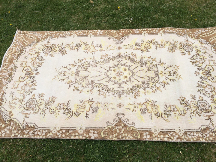 Turkish Oushak Runner Rug 2'6" x 10'1" Hand-Knotted | No. WR17302