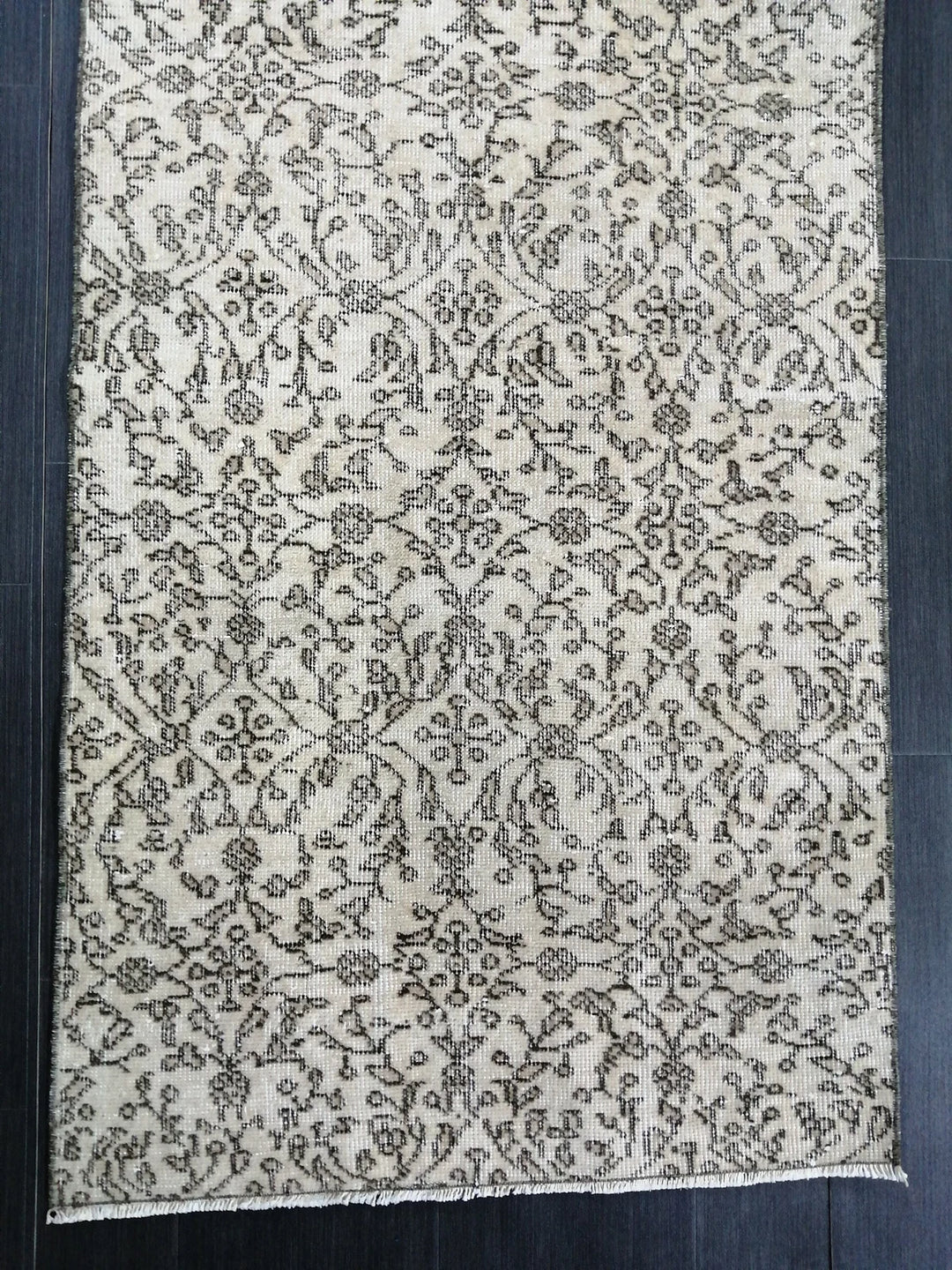 Rust Turkish Runner Rug 2' 8" x 9' 5" Hand-Knotted | No. WR17358
