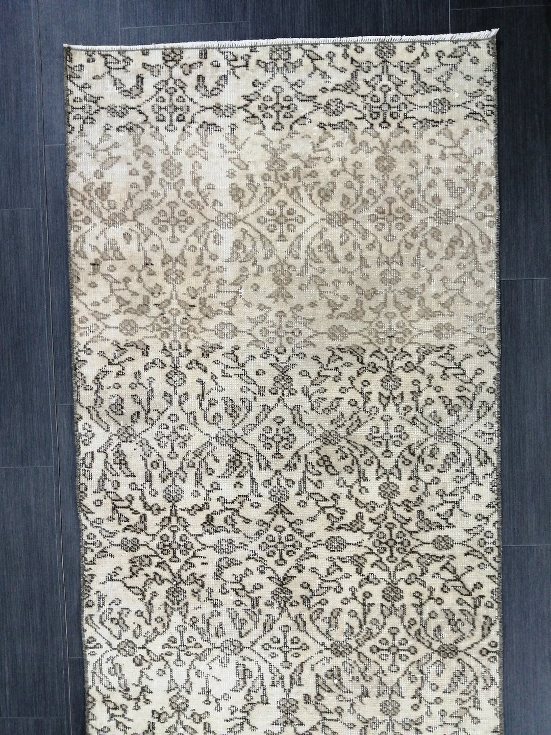 Rust Turkish Runner Rug 2' 8" x 9' 5" Hand-Knotted | No. WR17358