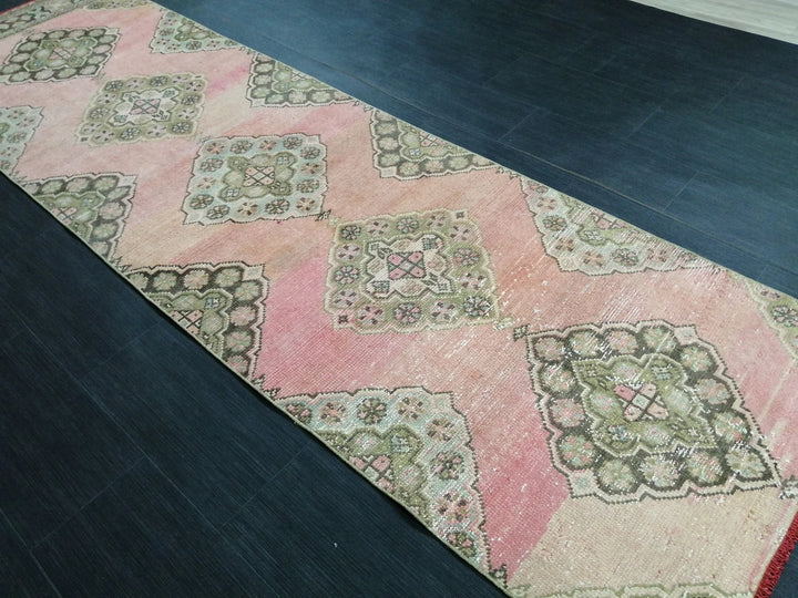 Turkish Runner Rug 2' 11" x 10' 2" Hand-Knotted | No. WR17510