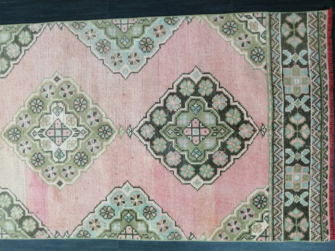 Turkish Runner Rug 2' 11" x 10' 2" Hand-Knotted | No. WR17510