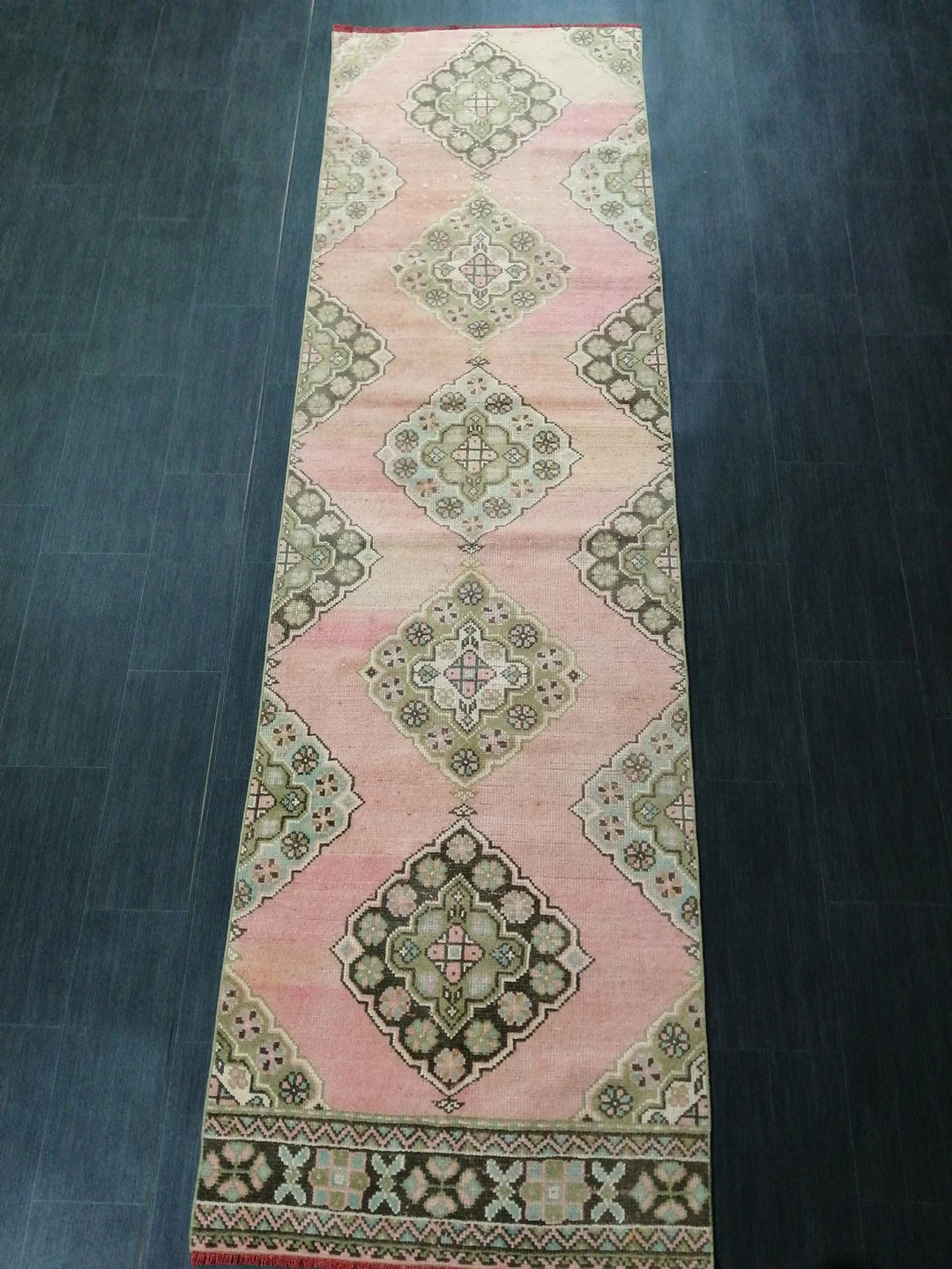 Turkish Runner Rug 2' 11" x 10' 2" Hand-Knotted | No. WR17510