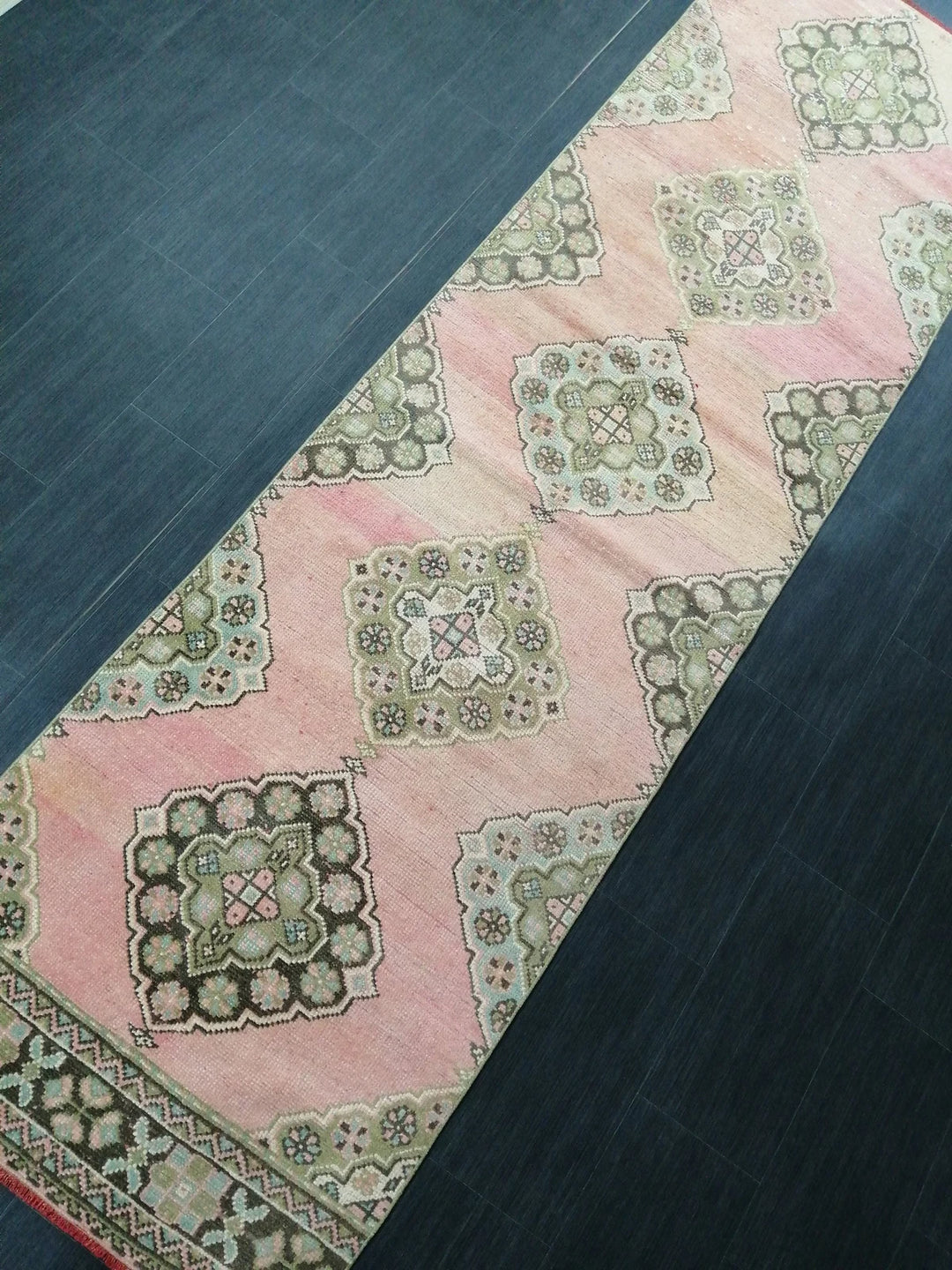 Turkish Runner Rug 2' 11" x 10' 2" Hand-Knotted | No. WR17510
