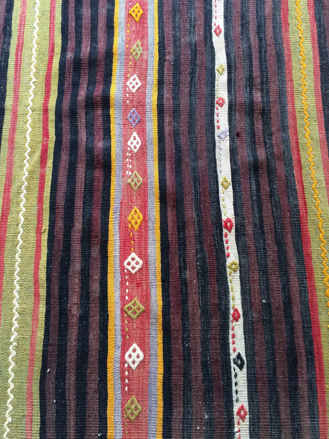 Rust Turkish Kilim Rug 2'2" x 3'3" Flat-Weave | No. WR17991