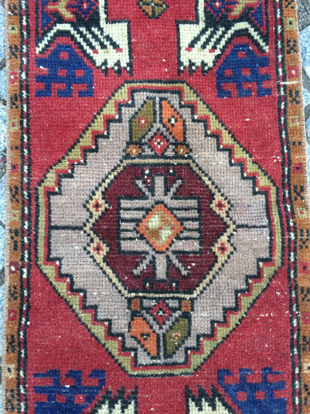 Turkish Oushak Rug 1'5" x 3'5" Hand-Knotted | No. WR18287