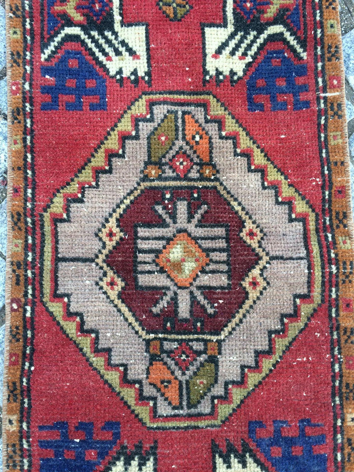 Turkish Oushak Rug 1'5" x 3'5" Hand-Knotted | No. WR18287