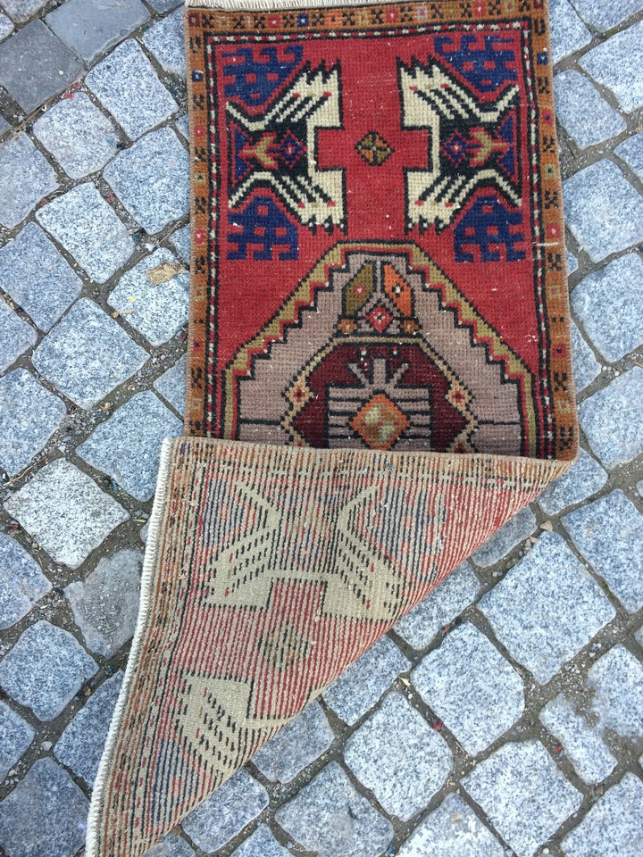 Turkish Oushak Rug 1'5" x 3'5" Hand-Knotted | No. WR18287