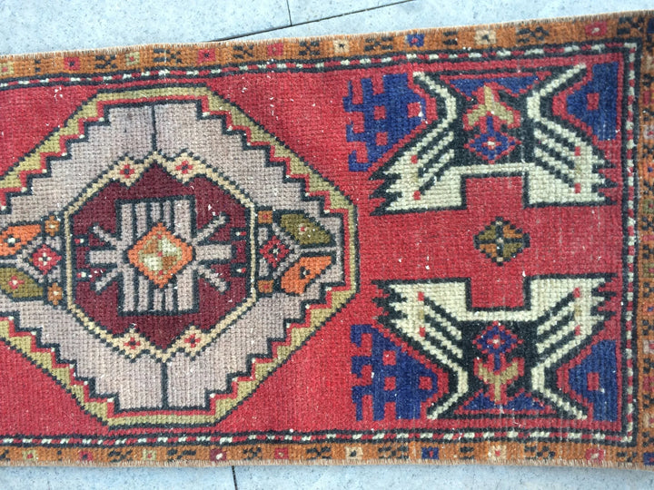 Turkish Oushak Rug 1'5" x 3'5" Hand-Knotted | No. WR18287
