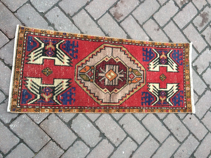 Turkish Oushak Rug 1'5" x 3'5" Hand-Knotted | No. WR18287